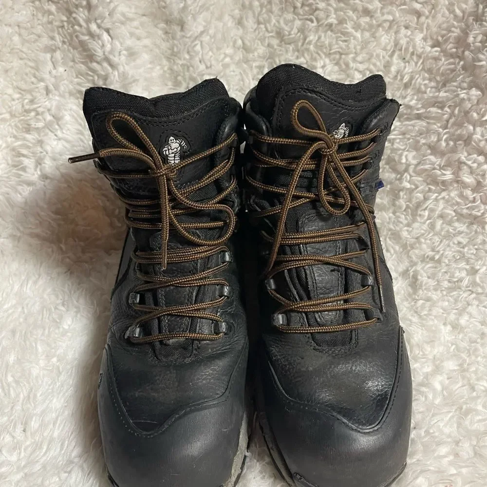 Michelin HydroEdge Steel Toe Puncture-Resistant Waterproof Black Work BootSZ12W